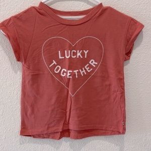 Girls cute lucky brand shirt